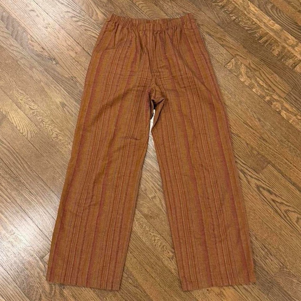 TravelSmith Metallic Stripe Pull-On Pants